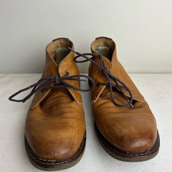 Lucky Brand Tan Leather Chukka Boots Men’s Size 11 - Picture 2 of 5